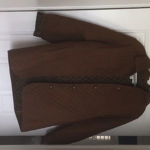 Velour quilted jacket